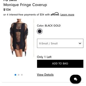PQ Swim cover up Monique fringe cover up